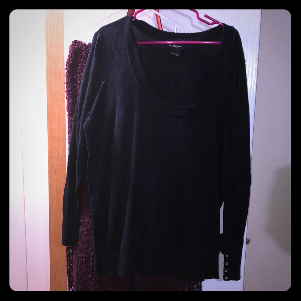 Lane Bryant black sweater size 22/24